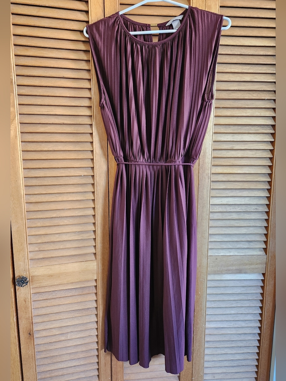 H&M Elasticated Purple Dress